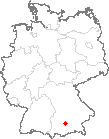 Karte Bergkirchen, Kreis Dachau